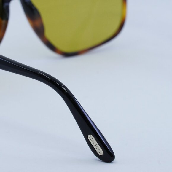 🕶️ New Tom Ford Pierre-02 FT1000 05E Sunglasses - Black to Dark Havana Frame - Picture 10 of 12